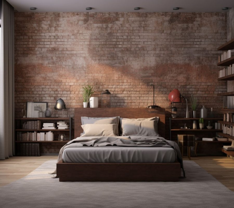 industrial modern bedroom style